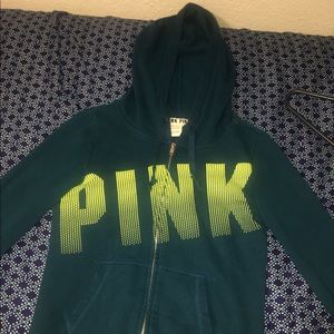 Vs pink zip up